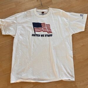 Vintage Y2K United We Stand American Flag Tshirt 2XL “American Flag Graphics”